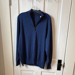 Byford London 100%‎ Merino Wool Zip up Sweater